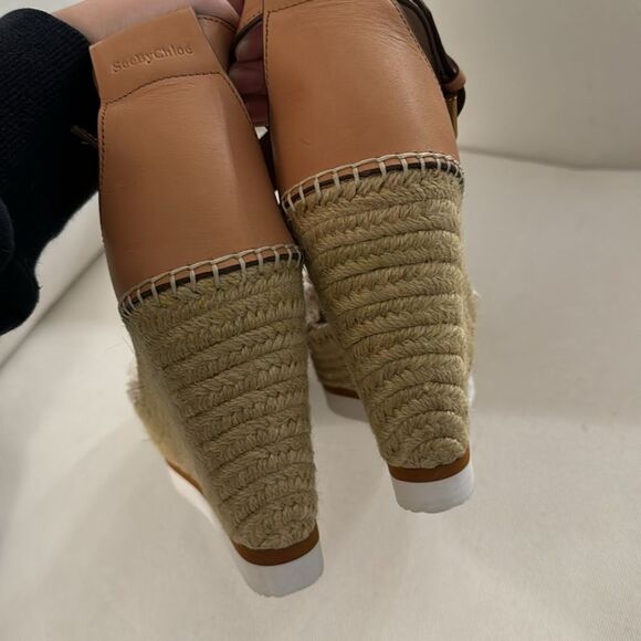 NWOT See by Chloe Glyn Frayed Wedges - Picture 15 of 16